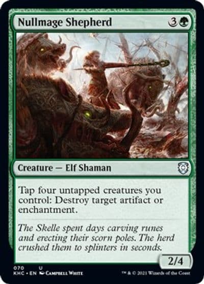 Nullmage Shepherd Commander: Kaldheim Magic card