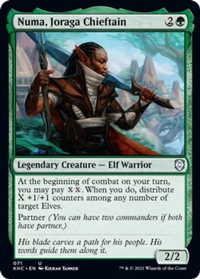 Numa Joraga Chieftain Commander: Kaldheim Magic card