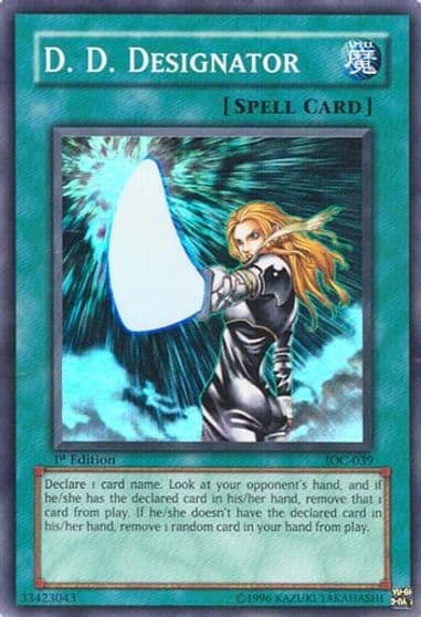 DD Designator Invasion of Chaos Yu-Gi-Oh! card