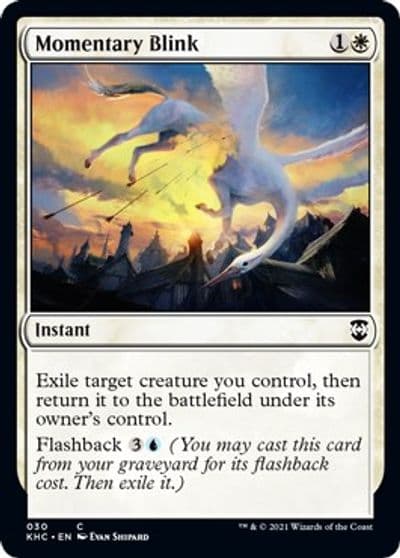 Momentary Blink Commander: Kaldheim Magic card