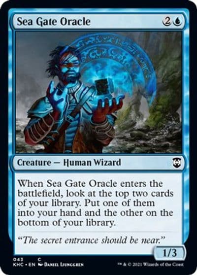 Sea Gate Oracle Commander: Kaldheim Magic card
