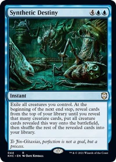 Synthetic Destiny Commander: Kaldheim Magic card