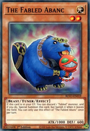 The Fabled Abanc Blazing Vortex Yu-Gi-Oh! card