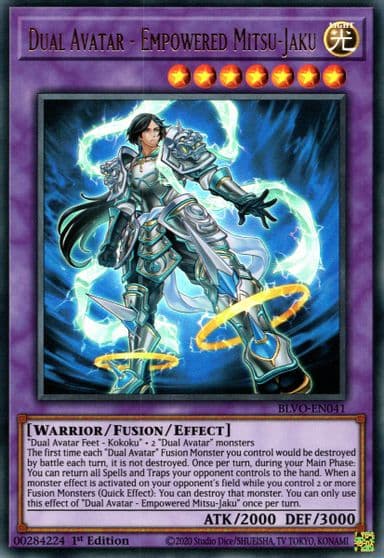 Dual Avatar Empowered Mitsu Jaku Blazing Vortex Yu-Gi-Oh! card