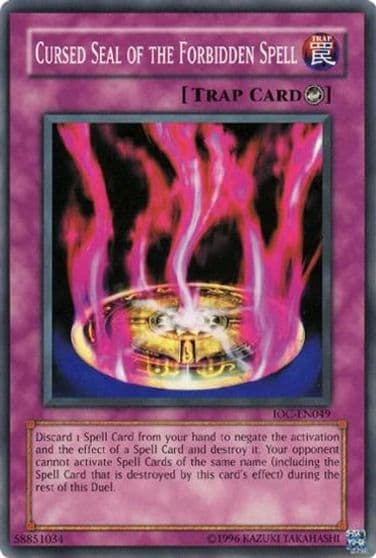 Cursed Seal of the Forbidden Spell Invasion of Chaos Yu-Gi-Oh! card