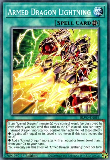 Armed Dragon Lightning Blazing Vortex Yu-Gi-Oh! card