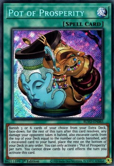 Pot of Prosperity Blazing Vortex Yu-Gi-Oh! card