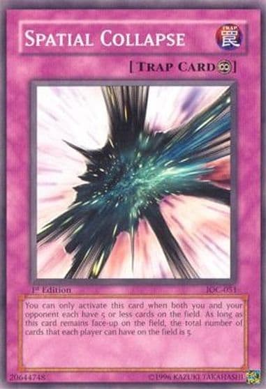 Spatial Collapse Invasion of Chaos Yu-Gi-Oh! card