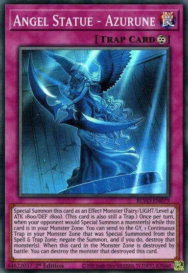 Angel Statue Azurune Blazing Vortex Yu-Gi-Oh! card
