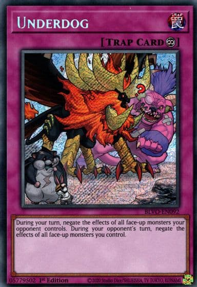 Underdog Blazing Vortex Yu-Gi-Oh! card