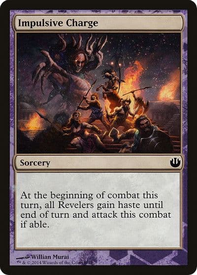 Impulsive Charge Hero's Path Promos Magic card