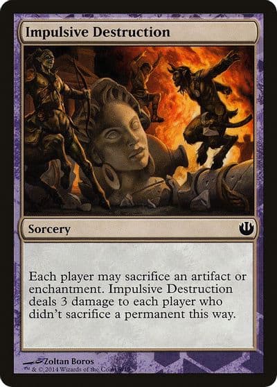 Impulsive Destruction Hero's Path Promos Magic card