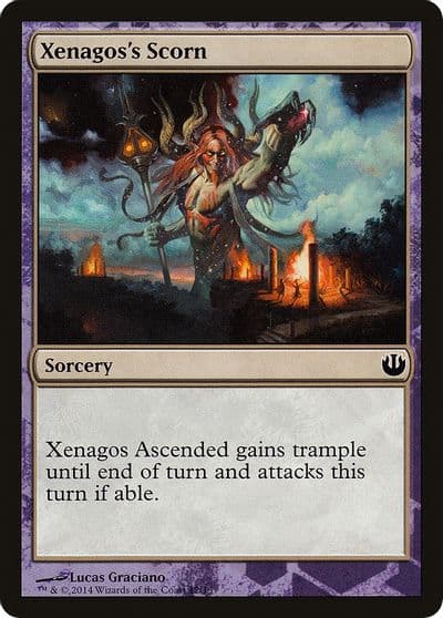 Xenagoss Scorn Hero's Path Promos Magic card