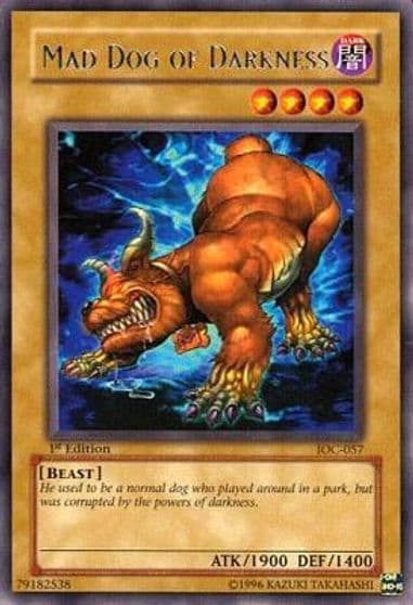 Mad Dog of Darkness Invasion of Chaos Yu-Gi-Oh! card