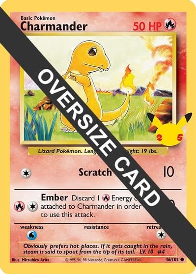 Charmander First Partner Pack Pokemon card
