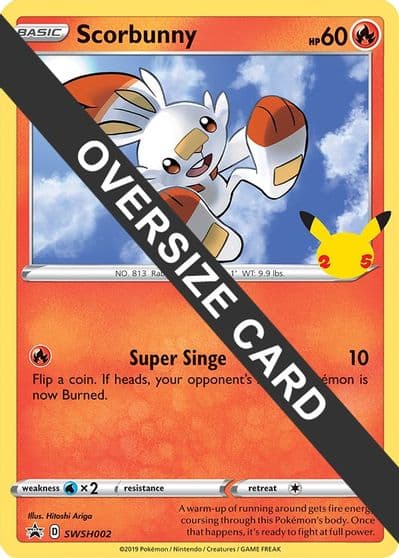 Scorbunny First Partner Pack Pokemon card