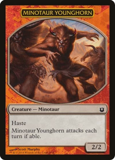 Minotaur Younghorn Hero's Path Promos Magic card