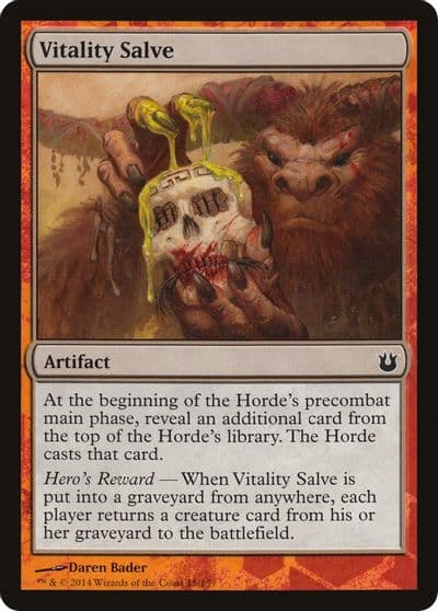 Vitality Salve Hero's Path Promos Magic card