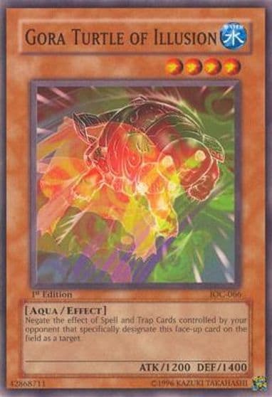 Gora Turtle of Illusion Invasion of Chaos Yu-Gi-Oh! card