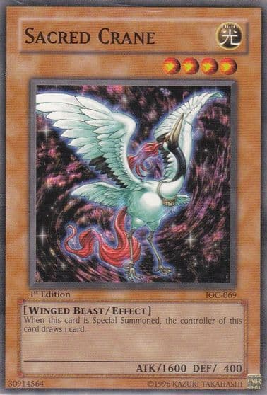 Sacred Crane Invasion of Chaos Yu-Gi-Oh! card