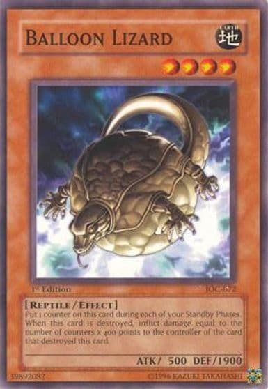 Balloon Lizard Invasion of Chaos Yu-Gi-Oh! card