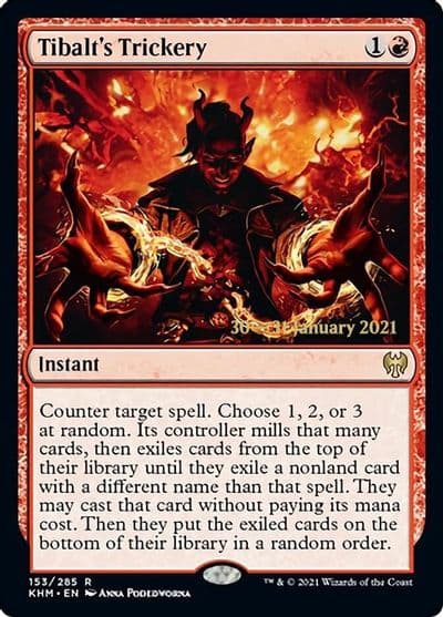 Tibalts Trickery Prerelease Cards Magic card