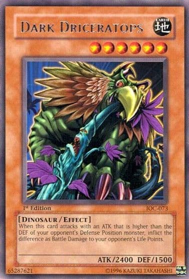 Dark Driceratops Invasion of Chaos Yu-Gi-Oh! card