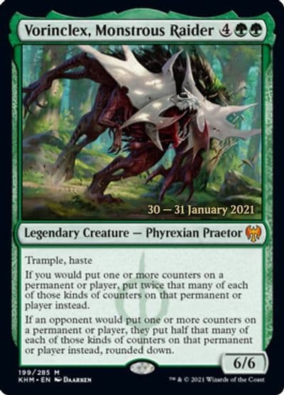 Vorinclex Monstrous Raider Prerelease Cards Magic card