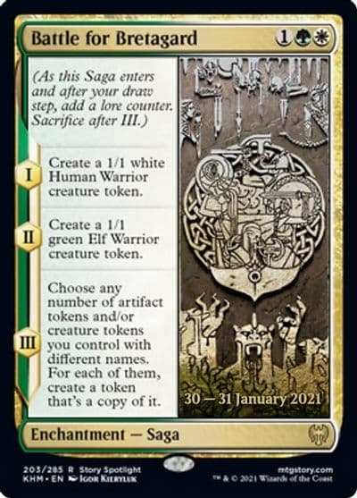 Battle for Bretagard Prerelease Cards Magic card