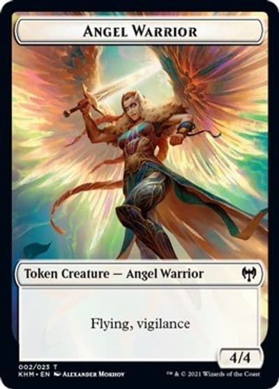 Angel Warrior Token Kaldheim Magic card