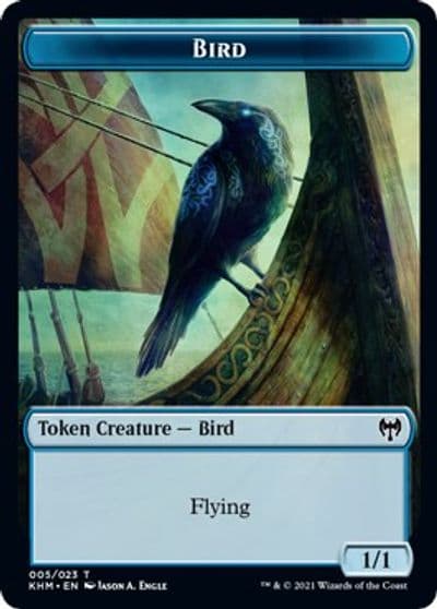 Bird Token Kaldheim Magic card