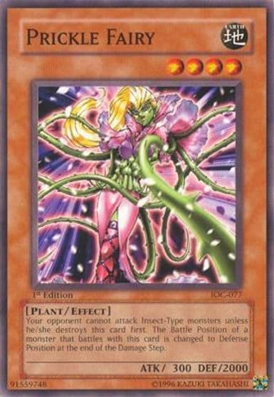Prickle Fairy Invasion of Chaos Yu-Gi-Oh! card