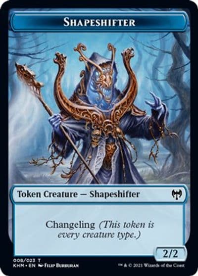 Shapeshifter Token Kaldheim Magic card