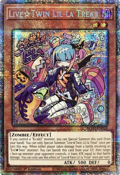 Live Twin Lil la Treat Starlight Rare Blazing Vortex Yu-Gi-Oh! card