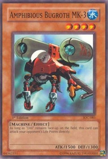 Amphibious Bugroth Mk 3 Invasion of Chaos Yu-Gi-Oh! card