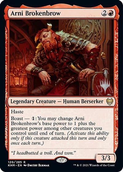 Arni Brokenbrow Promo Pack: Kaldheim Magic card