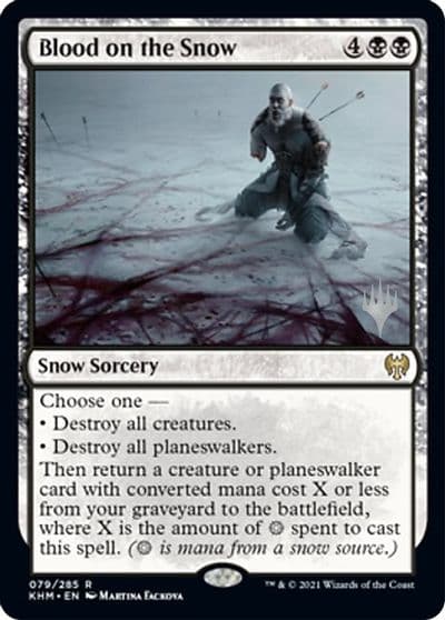 Blood on the Snow Promo Pack: Kaldheim Magic card