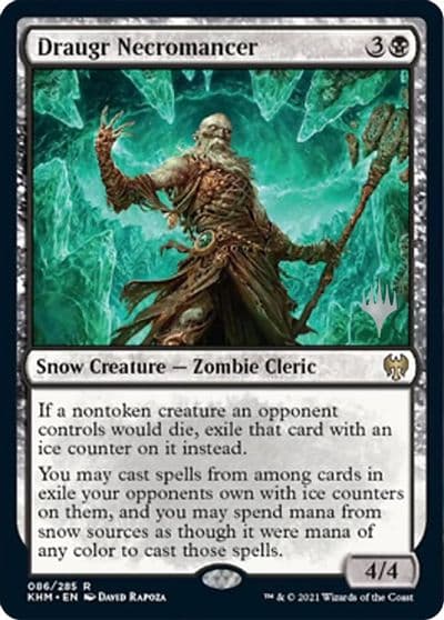 Draugr Necromancer Promo Pack: Kaldheim Magic card