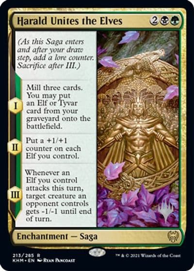 Harald Unites the Elves Promo Pack: Kaldheim Magic card