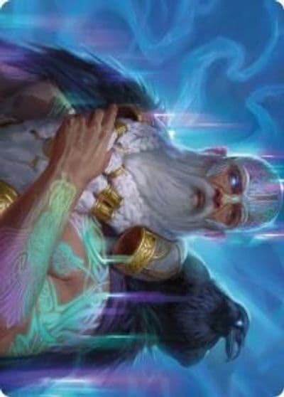 Alrund God of the Cosmos Art Card Art Series: Kaldheim Magic card