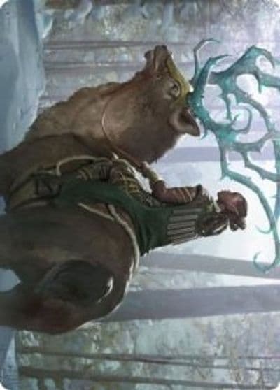 Boreal Outrider Art Card Art Series: Kaldheim Magic card