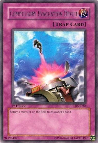 Compulsory Evacuation Device Invasion of Chaos Yu-Gi-Oh! card