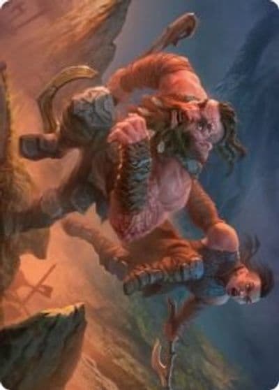 Dwarven Reinforcements Art Card Art Series: Kaldheim Magic card
