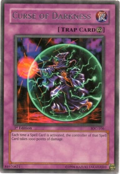 Curse of Darkness Invasion of Chaos Yu-Gi-Oh! card