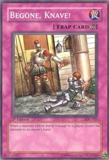 Begone Knave Invasion of Chaos Yu-Gi-Oh! card