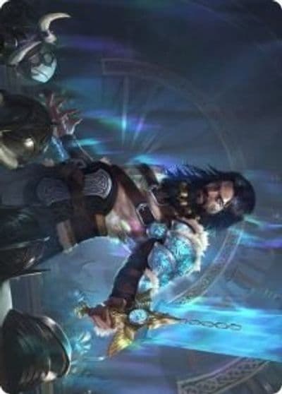Halvar God of Battle Art Card Art Series: Kaldheim Magic card