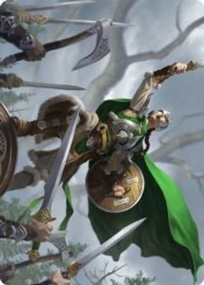 Maja Bretagard Protector Art Card Art Series: Kaldheim Magic card