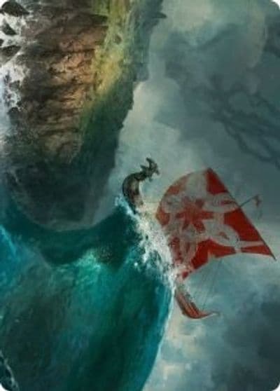 Run Ashore Art Card Art Series: Kaldheim Magic card