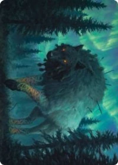 Sarulf Realm Eater Art Card Art Series: Kaldheim Magic card