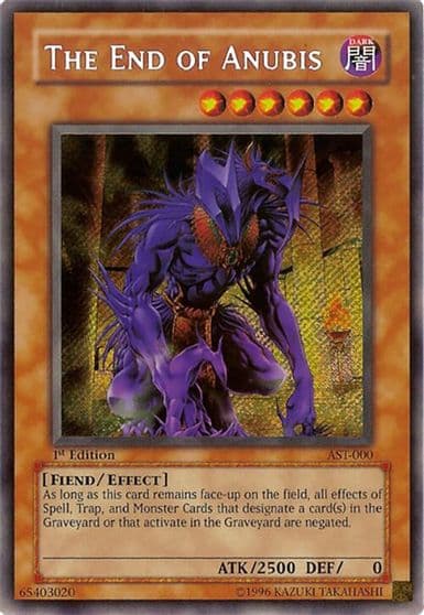The End of Anubis Ancient Sanctuary Yu-Gi-Oh! card
